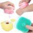 Square Liquid soap scrubber