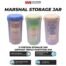 3 portion air tight storage jar